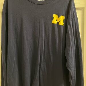 Women’s Navy Blue Long Sleeve Shirt